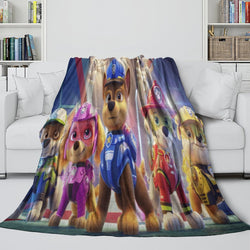 PAW Patrol The Movie Blanket Flannel Throw Kids Room Decoration (Online Order Only)