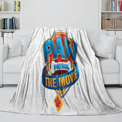 PAW Patrol The Movie Blanket Flannel Throw Kids Room Decoration (Online Order Only)