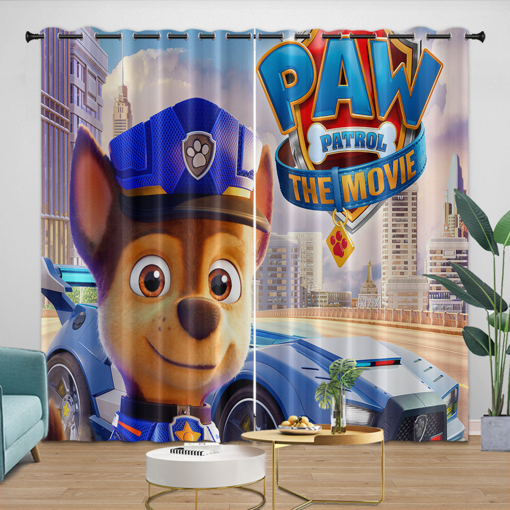 PAW Patrol The Movie Curtains Blackout Window Drapes Kids Room Decoration (Online Order Only)