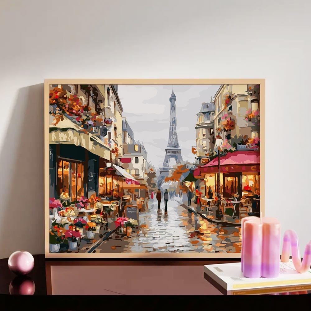 Rainy Day in Paris - Paint By Numbers Kit (ONLINE ORDER ONLY)