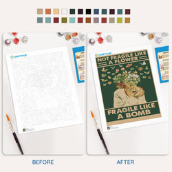 Fragile Like A Bomb - Paint By Numbers Kit (ONLINE ORDER ONLY)