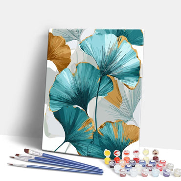 Ginko Leave Art  - Paint By Numbers Kit (ONLINE ORDER ONLY)