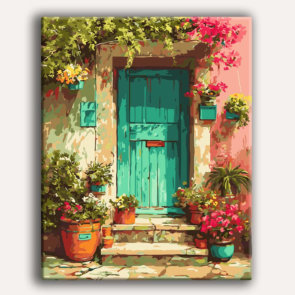 Green Door - Paint By Numbers Kit (ONLINE ORDER ONLY)