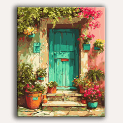 Green Door - Paint By Numbers Kit (ONLINE ORDER ONLY)
