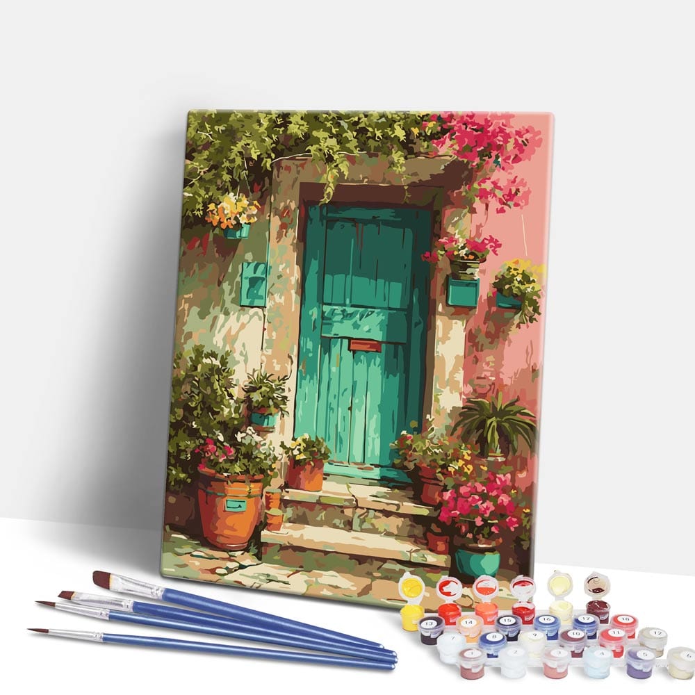 Green Door - Paint By Numbers Kit (ONLINE ORDER ONLY)