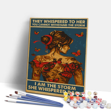 I Am The Storm - Paint By Numbers Kit (ONLINE ORDER ONLY)