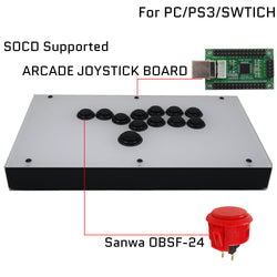 RAC-J800B All Buttons Arcade Joystick Fight Stick For PS4/PS3/Xbox/PC White/Black (Online Only)