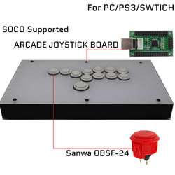 RAC-J800B All Buttons Arcade Joystick Fight Stick For PS4/PS3/Xbox/PC White/Black (Online Only)