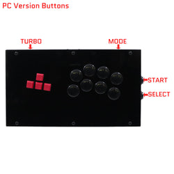 RAC-J800K Leverless Arcade Controller – Mechanical Keyboard All Button Fight Stick for PC/PS5/Xbox/Switch (Online Only)