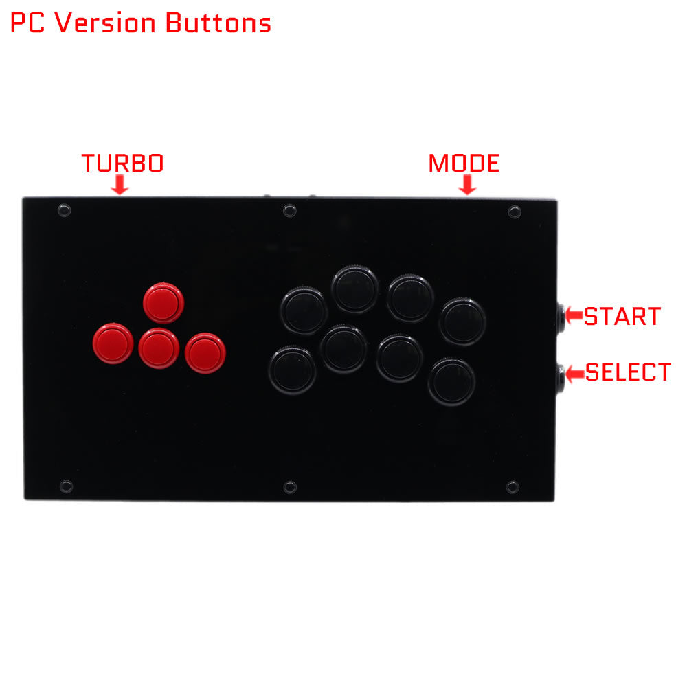 RAC-J800BB All-Button Leverless Arcade Controller for PC, PlayStation, Xbox & Switch (Online Only)