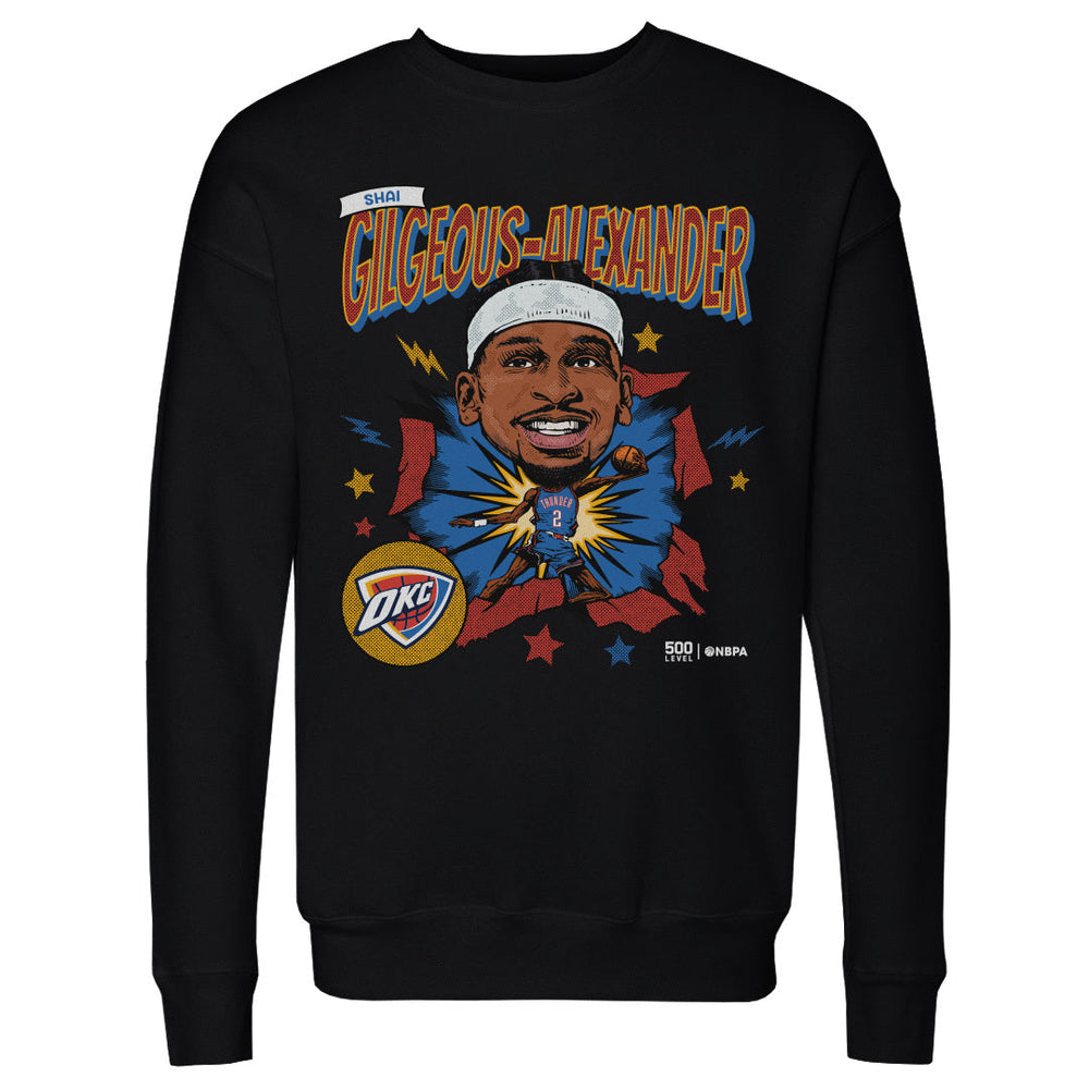 Shai Gilgeous-Alexander Oklahoma City Thunder Caricature Retro WHT (ONLINE ORDER ONLY)