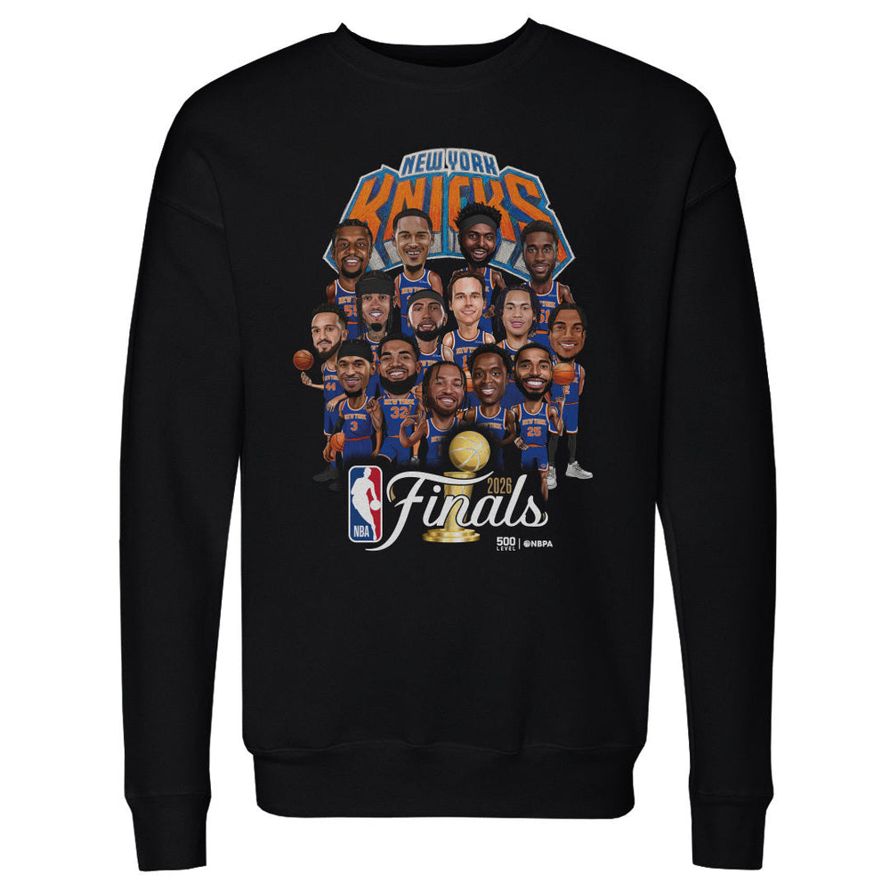 New York Knicks NBA Finals 2026 Caricature WHT (ONLINE ORDER ONLY)