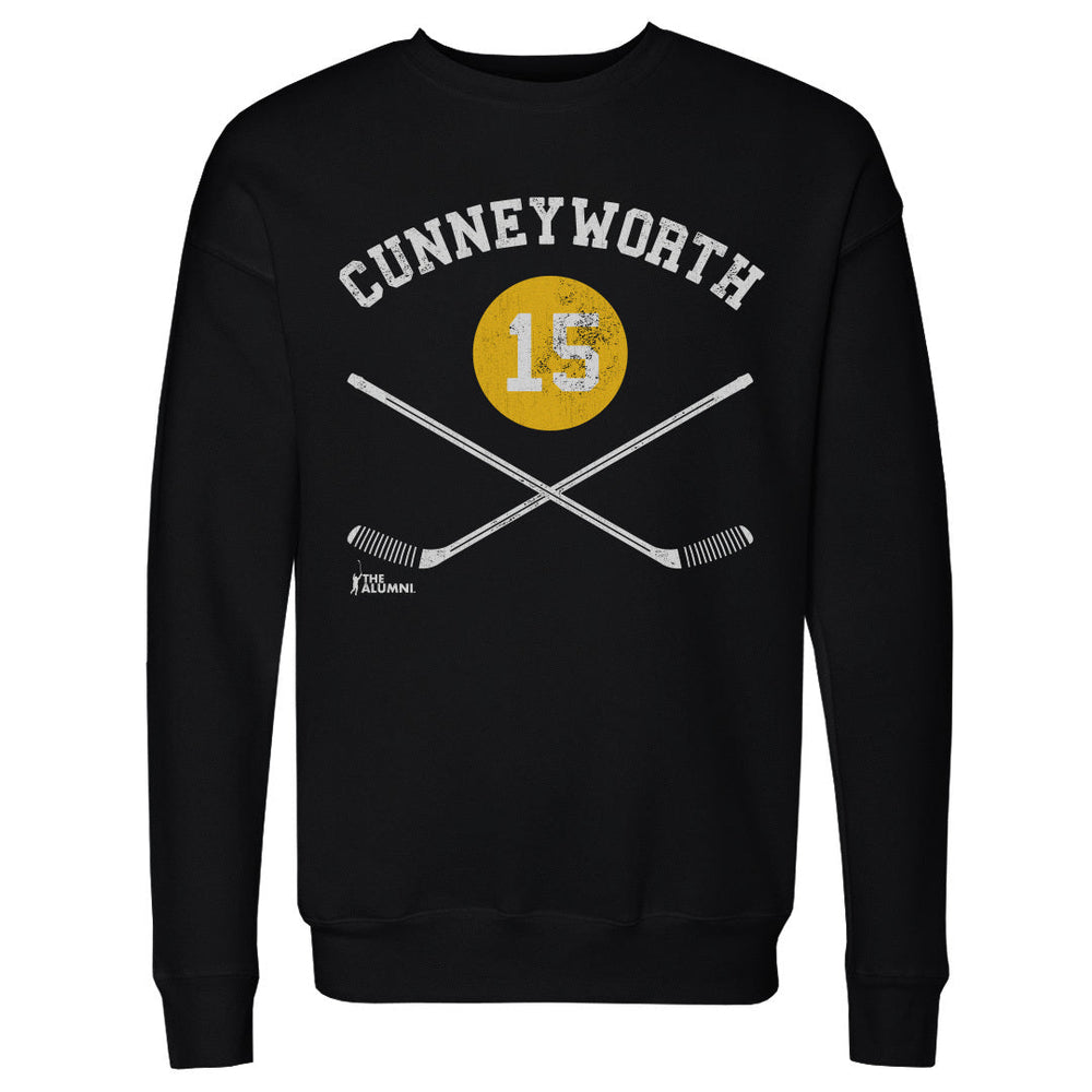 Randy Cunneyworth Pittsburgh 15 Sticks WHT