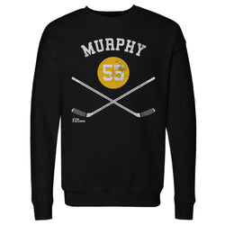 Larry Murphy Pittsburgh 55 Sticks WHT