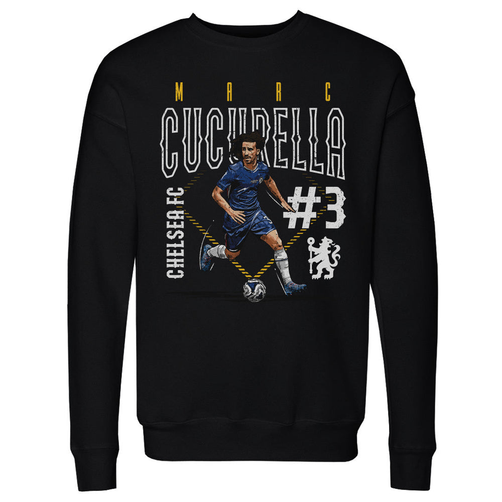 Marc Cucurella Chelsea FC Outline Number WHT (ONLINE ORDER ONLY)