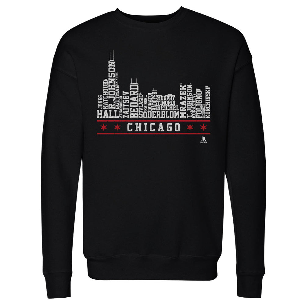Chicago Hockey Roster Skyline 23 WHT (ONLINE ORDER ONLY)