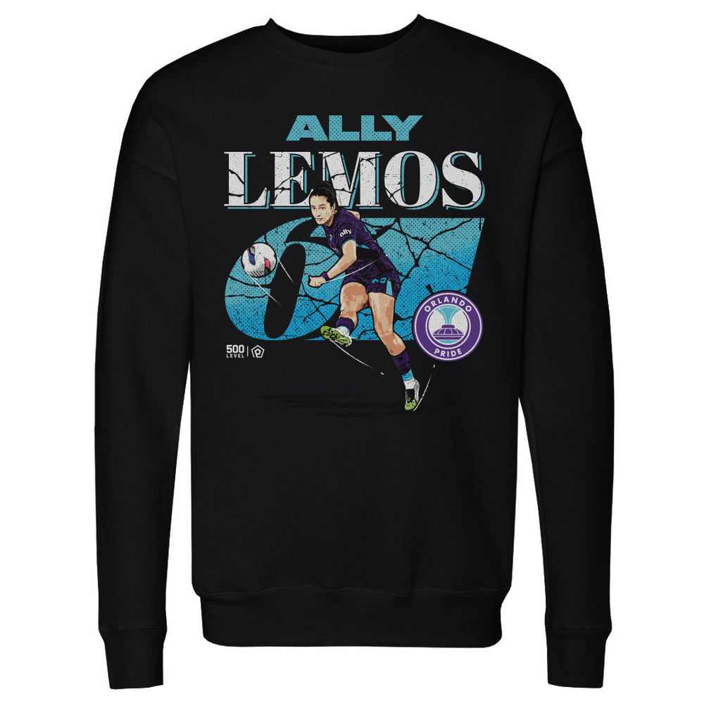 Ally Lemos Orlando Pride Cracked Number WHT (ONLINE ORDER ONLY)