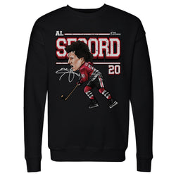 Al Secord Chicago Cartoon WHT (ONLINE ORDER ONLY)