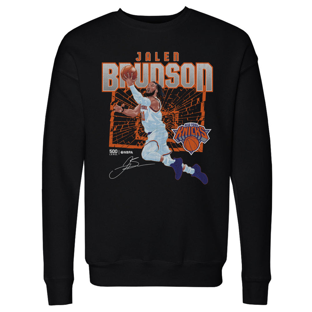 Jalen Brunson New York Knicks Shattered WHT (ONLINE ORDER ONLY)