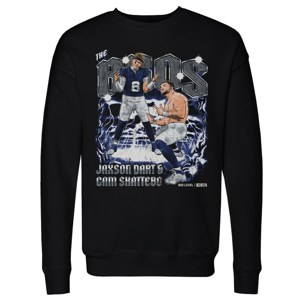 Jaxson Dart & Cam Skattebo New York G The Bros WHT (ONLINE ORDER ONLY)
