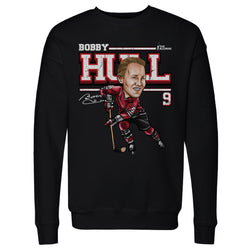 Bobby Hull Chicago Cartoon WHT (ONLINE ORDER ONLY)