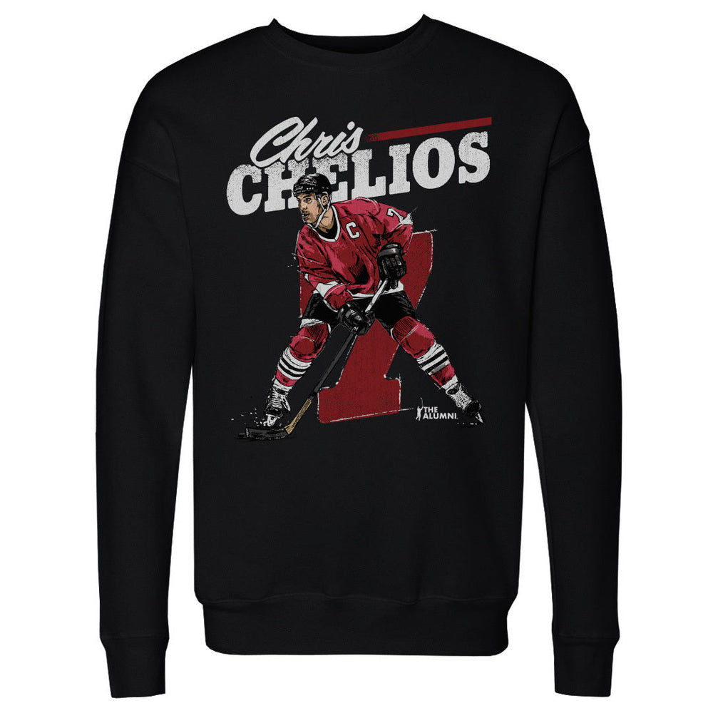 Chris Chelios Chicago Retro WHT (ONLINE ORDER ONLY)