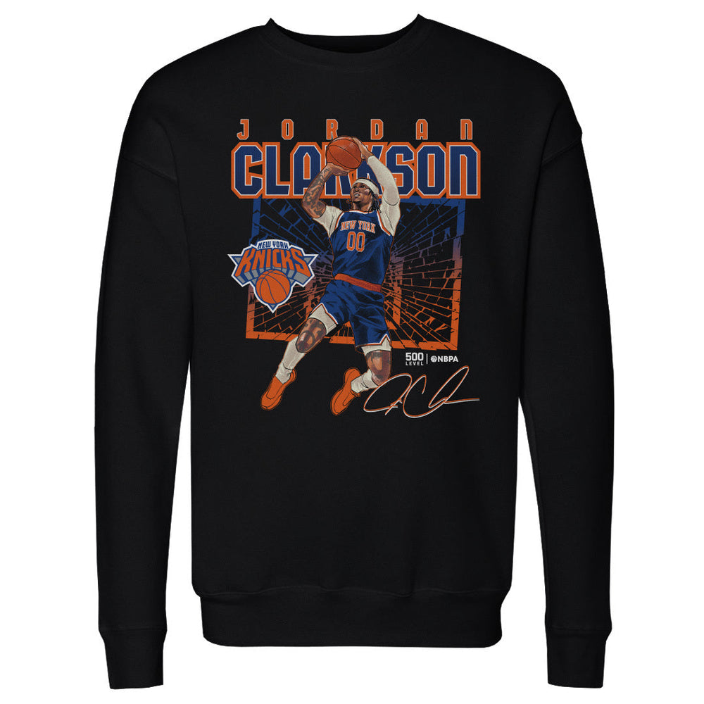 Jordan Clarkson New York Knicks Shattered WHT (ONLINE ORDER ONLY)