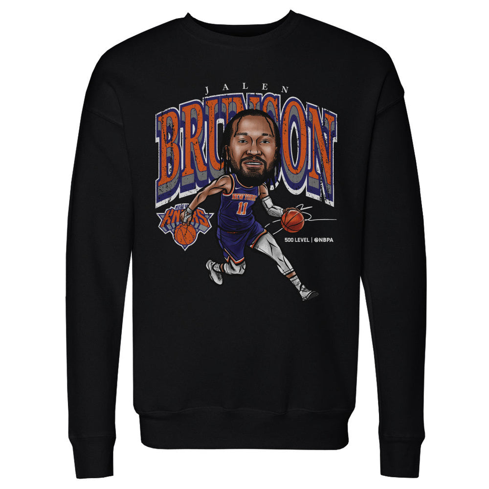 Jalen Brunson New York Knicks Cartoon WHT (ONLINE ORDER ONLY)
