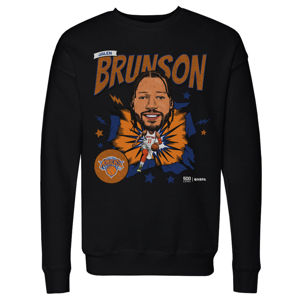 Jalen Brunson New York Knicks Caricature Retro WHT (ONLINE ORDER ONLY)