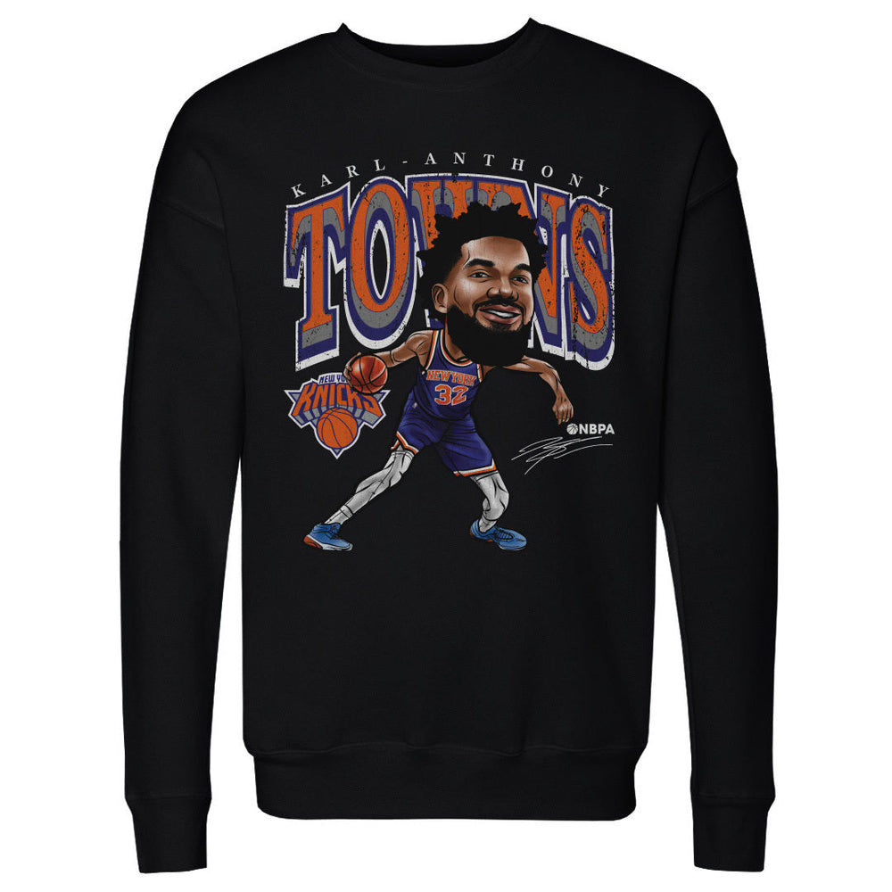 Karl-Anthony Towns New York Knicks Cartoon WHT (ONLINE ORDER ONLY)