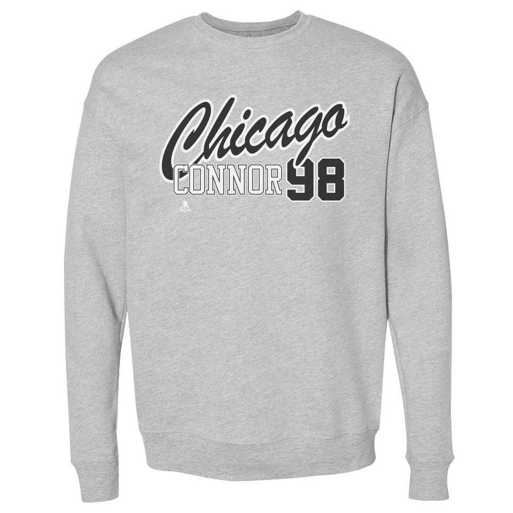 Connor Bedard Chicago Script 98 WHT (ONLINE ORDER ONLY)