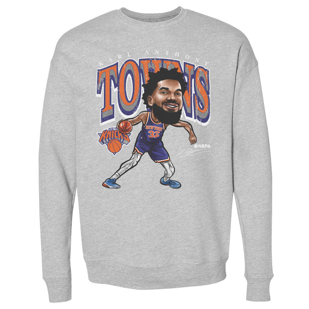 Karl-Anthony Towns New York Knicks Cartoon WHT (ONLINE ORDER ONLY)