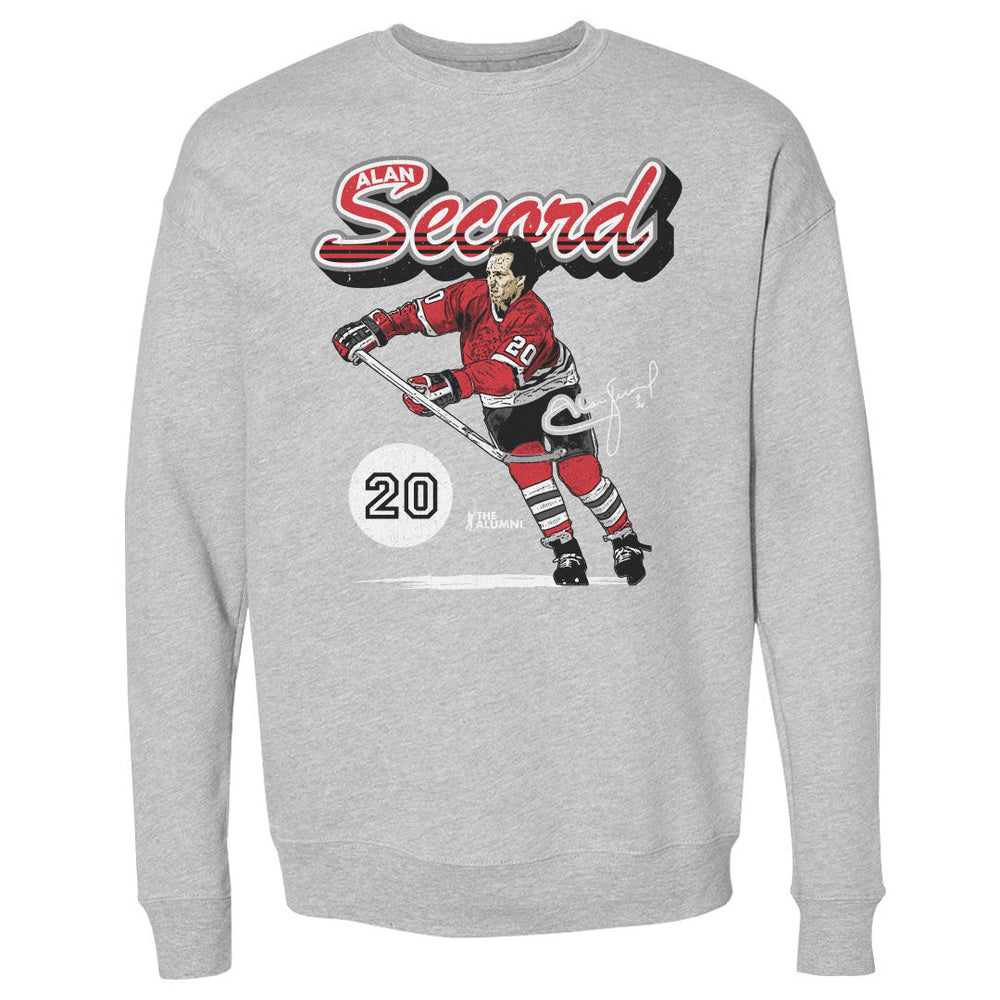 Alan Secord Chicago Retro Script WHT (ONLINE ORDER ONLY)