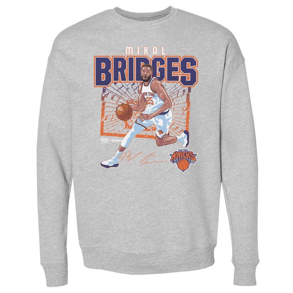 Mikal Bridges New York Knicks Shattered WHT (ONLINE ORDER ONLY)