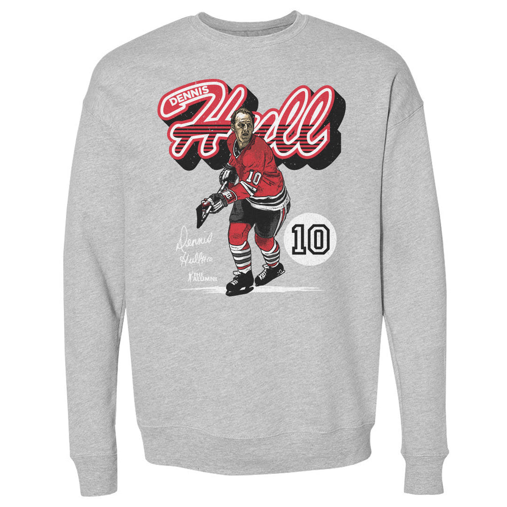 Dennis Hull Chicago Retro Script WHT (ONLINE ORDER ONLY)