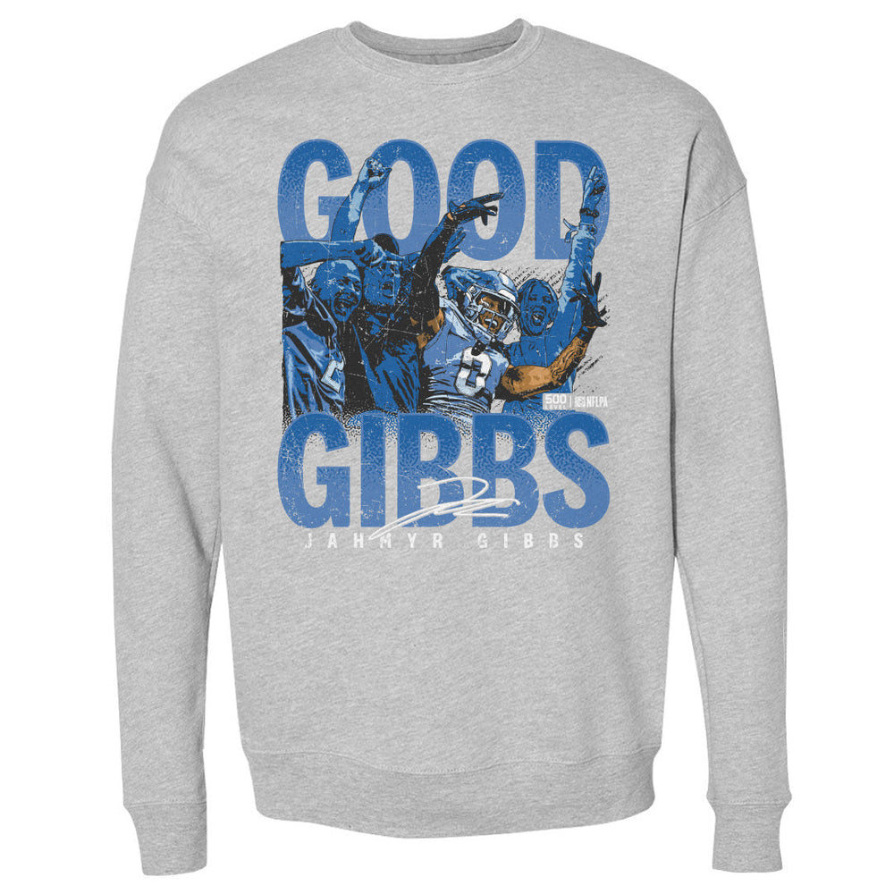 Jahmyr Gibbs Detroit Crowd Celebration WHT (ONLINE ORDER ONLY)