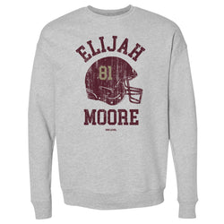 Elijah Moore College Helmet Font