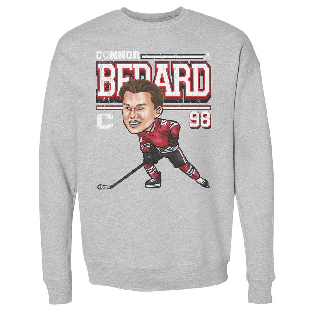 Connor Bedard Chicago Cartoon WHT (ONLINE ORDER ONLY)