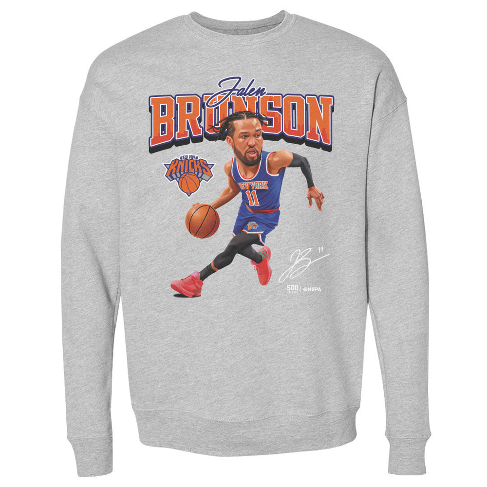 Jalen Brunson New York Knicks Caricature WHT (ONLINE ORDER ONLY)