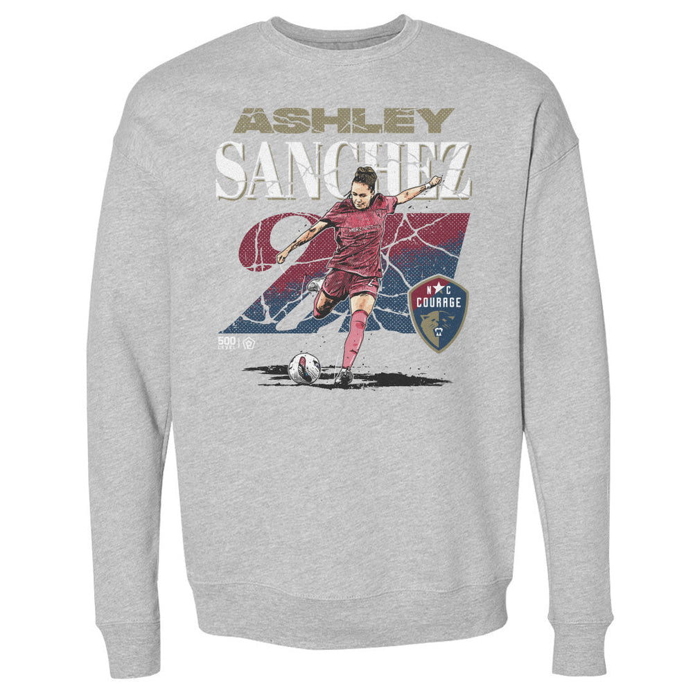 Ashley Sanchez North Carolina Courage Cracked Number WHT (ONLINE ORDER ONLY)