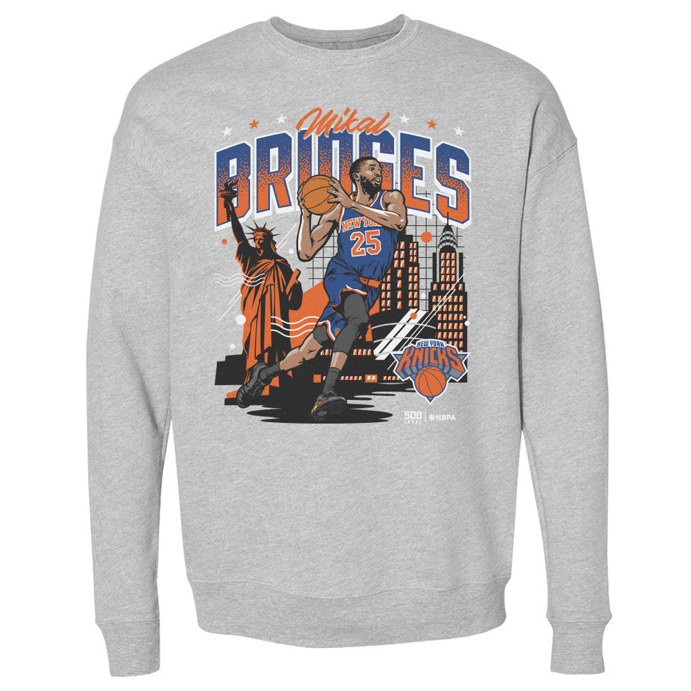 Mikal Bridges New York Knicks Skyline WHT (ONLINE ORDER ONLY)
