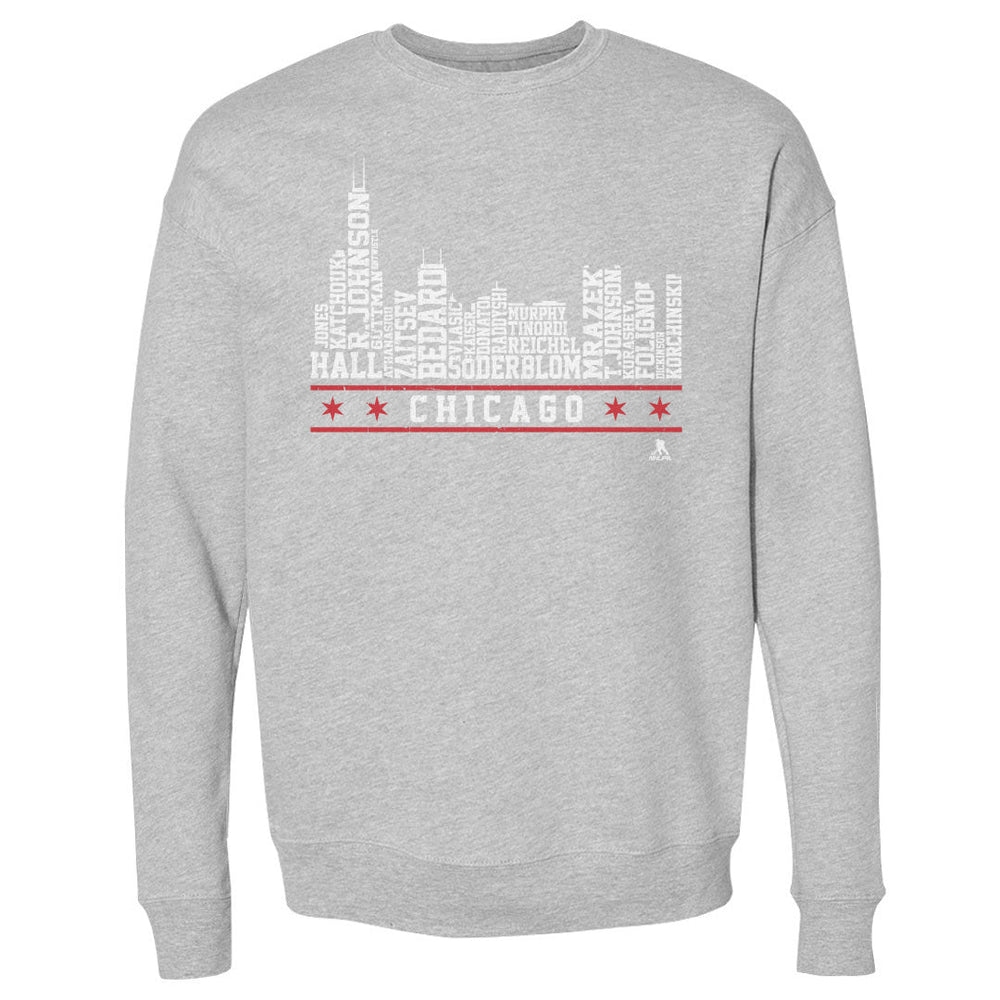 Chicago Hockey Roster Skyline 23 WHT (ONLINE ORDER ONLY)