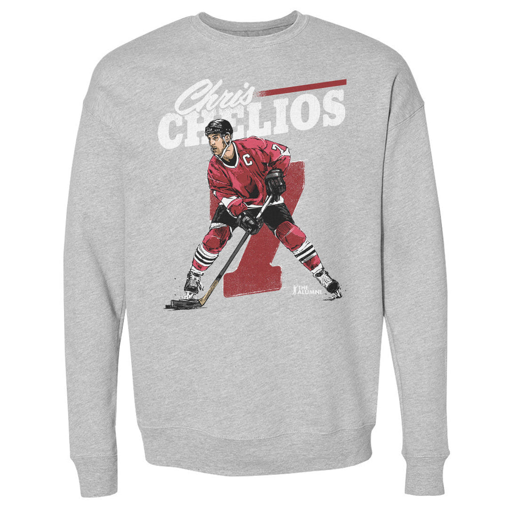Chris Chelios Chicago Retro WHT (ONLINE ORDER ONLY)