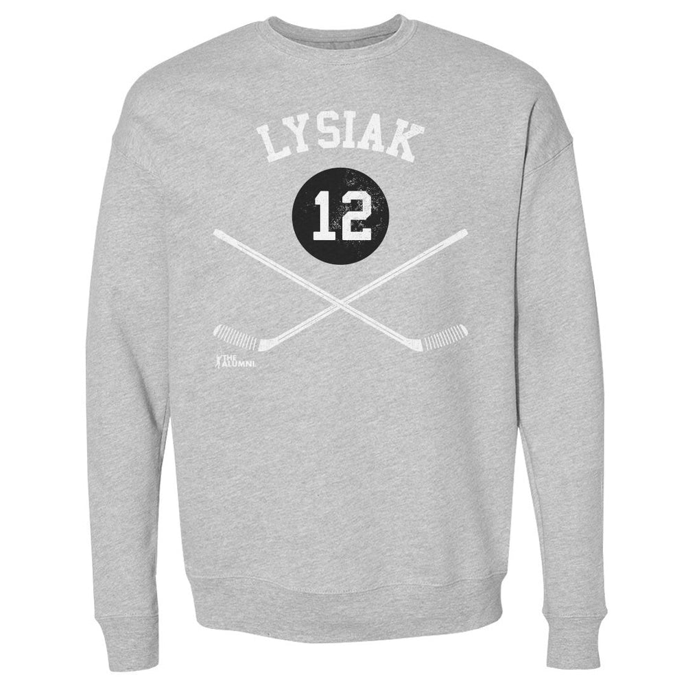 Tom Lysiak Chicago 12 Sticks WHT (ONLINE ORDER ONLY)