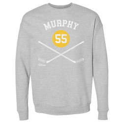 Larry Murphy Pittsburgh 55 Sticks WHT