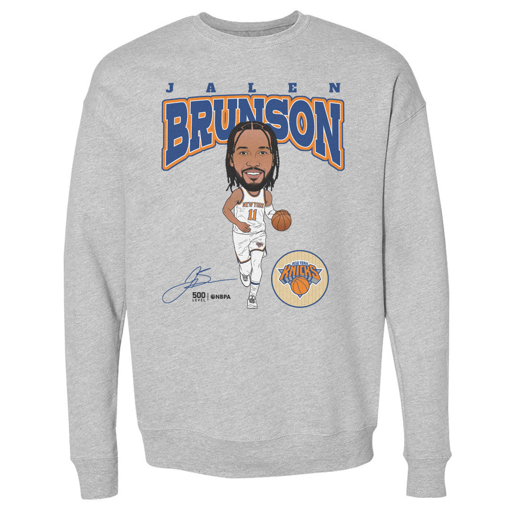 Jalen Brunson New York Knicks Hardwood Comic WHT (ONLINE ORDER ONLY)