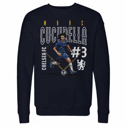 Marc Cucurella Chelsea FC Outline Number WHT (ONLINE ORDER ONLY)