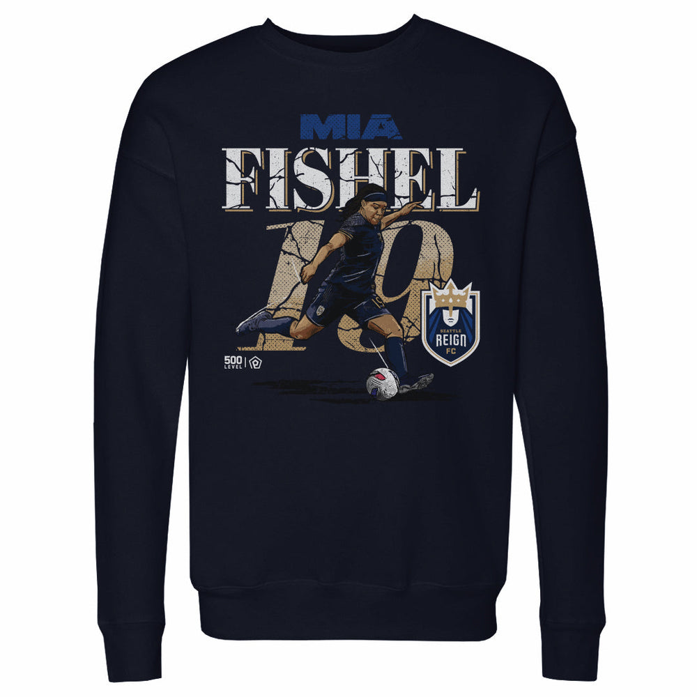Mia Fishel Seattle Reign Cracked Number WHT (ONLINE ORDER ONLY)