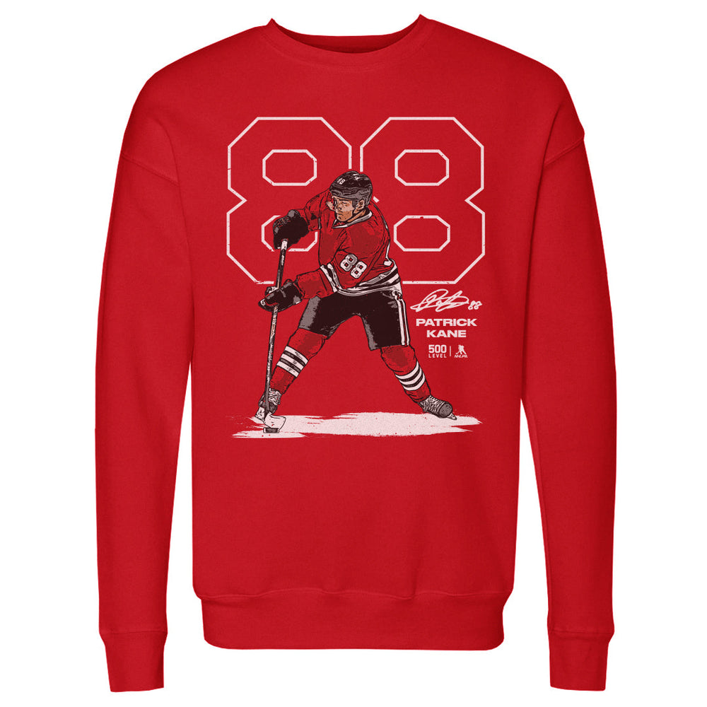 Patrick Kane Chicago Outline WHT (ONLINE ORDER ONLY)