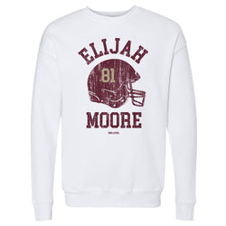 Elijah Moore College Helmet Font